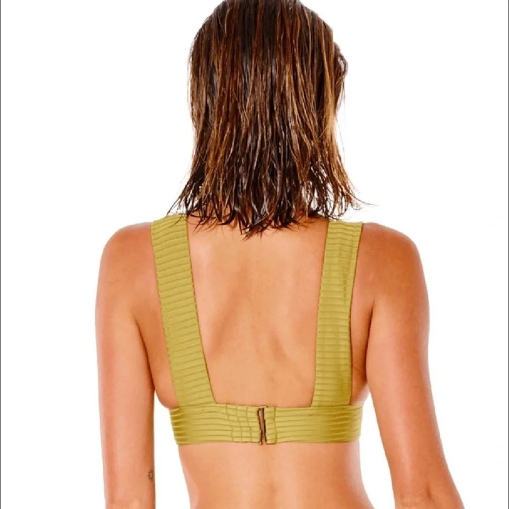 ☀️RIP CURL☀️ PREMIUM SURF DEEP V PARADISE CALLING CHEEKY BIKINI SET